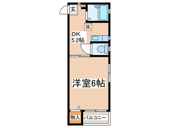 ブルーハイムＰａｒｔ５の物件間取画像